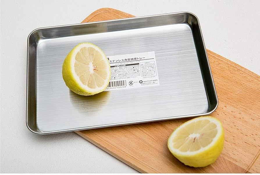 Amazon｜エコー金属 ステンレス角型調理トレー 0321-099｜トレイ
